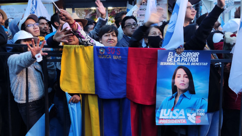 Acto de Cierre de Luisa González en Quito, a 17 de agosto de 2023.