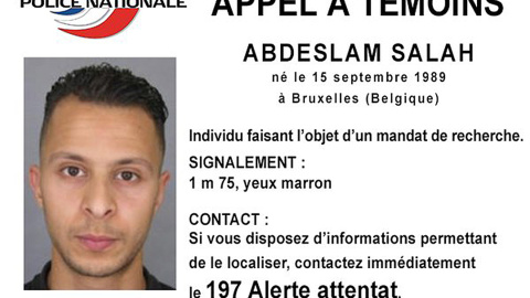 Imagen difundida por la Policía franceas de Salah Abdeslam. - REUTERS