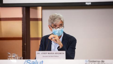 Josep Maria Argimon, durante una rueda de prensa en septiembre de 2020.