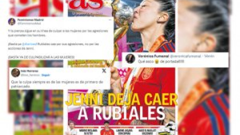 Vendaval de críticas a la portada del 'AS' que culpa a Jenni Hermoso de la caída de Rubiales