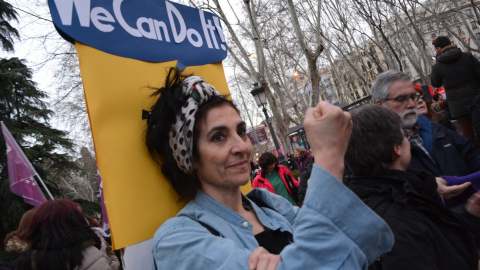 Manifestación feminista del 8M en Madrid. / J. GÓMEZ