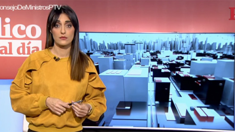 Silvia Brasero durante el informativo 'Público al Día' del 21 de diciembre.