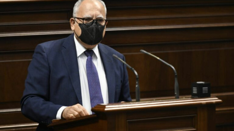 El presidente del Cabildo de La Gomera, Casimiro Curbelo.