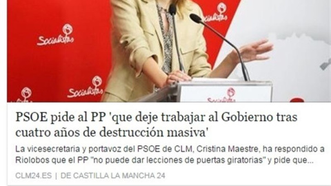 Captura de pantalla en la que se observan los insultos de José Luis Valladolid Lucas contra Cristina Maestre.