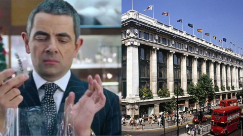 Mr.Bean en su cameo en Love Actually