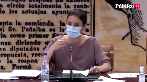 Irene Montero elogia la intervención de una senadora del PP: "Debería verla todo el mundo por su calidad, precisión y adecuación"