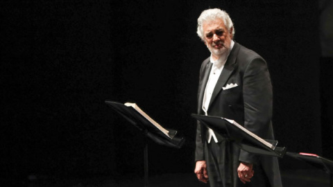 El tenor Plácido Domingo, en Salzburgo. / FRANZ NEUMAYR (EP)