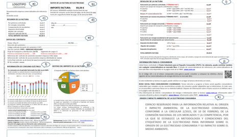 Imagen de una nueva factura