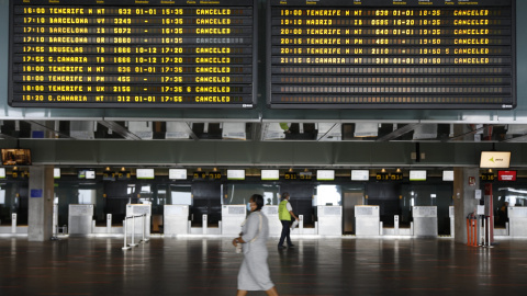 Interior del Aeropuerto de La Palma