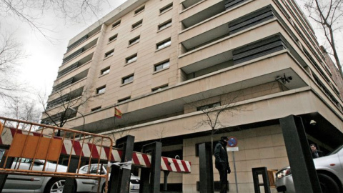 El edificio de la Audiencia Nacional, en Madrid. EFE