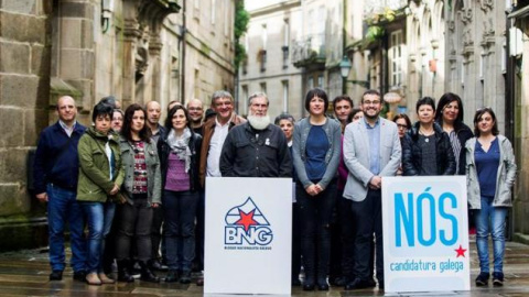 Presentación de la candidatura del BNG-Nós Candidatura Galega por la provincia de A Coruña para el 26-J. ÓSCAR CORRAL (EFE)