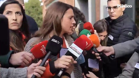 Irene Montero: "Lo que está pasando aquí es que hay jueces que no están cumpliendo con la ley"