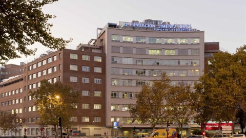 Fachada de la Fundación Jiménez Díaz de Madrid. / EUROPA PRESS