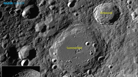 Fotografía india de la Luna. / ISRO