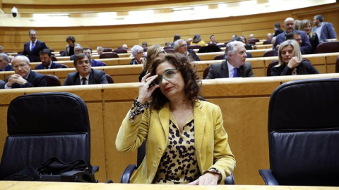 María Jesús Montero en el Senado