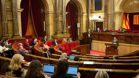 Vista del Pleno del Parlament de Catalunya. David Zorrakino - EUROPA PRESS