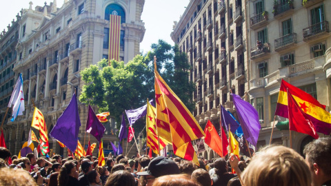 Manifestació juvenil de l'organització Arran el passat 2018. @Arran_jovent