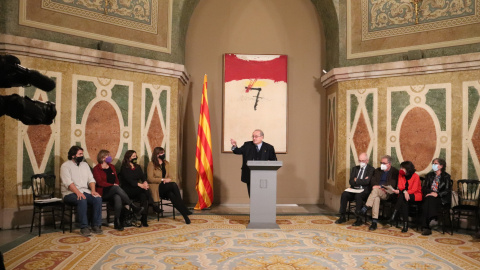 L'acte de commemoració del 50è aniversari de la creació de l'Assemblea de Catalunya al Parlament.