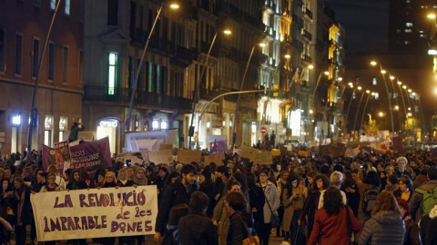 Manifestació del 8 de març a Barcelona