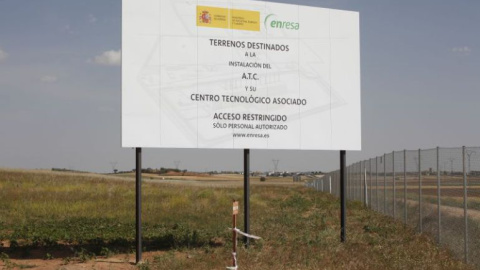 La zona reservada para el ATC en Villar de Cañas. Enresa