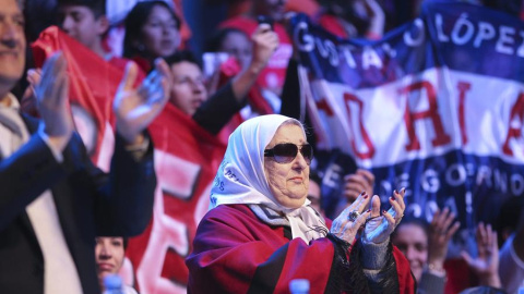 Hebe de Bonafini, el 12 de agosto de 2022 en Buenos Aires.