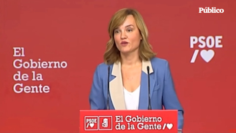 Pilar Alegría, sobre la ley 'solo sí es sí': "Las leyes que se aprueban son de todo el Gobierno"