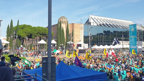 ManifestaciÃ³n independentista en Barcelona