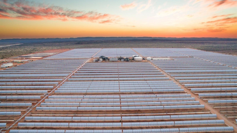 Planta termosolar construida por Acciona y Sener en Sudáfrica E.P.