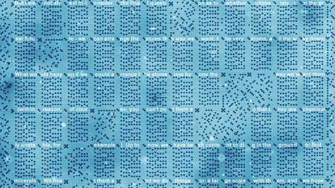 Fragmento de la conferencia 'There’s Plenty of Room at the Bottom' de Richard Feynman escrita mediante átomos de cloro. TU Delft