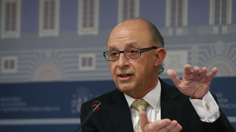 El ministro de Hacienda y Administraciones públicas, CristÓbal Montoro.- EFE