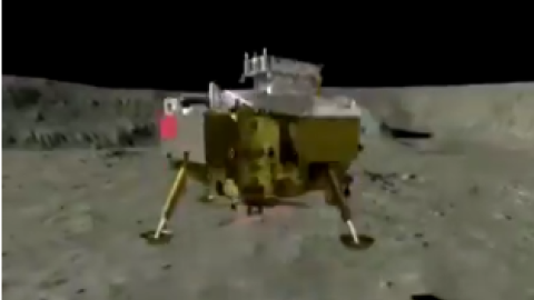 La sonda china Chang'e 4 logra el primer alunizaje en la cara oculta de la Luna