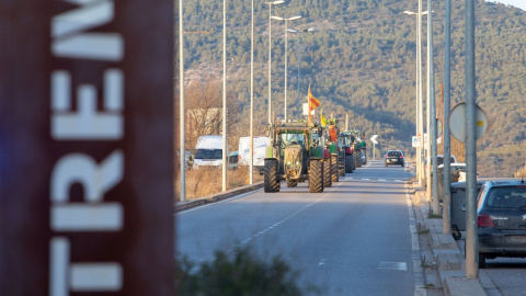 04/02/2024 - Marxa lenta de tractors aquest diumenge a Tremp.