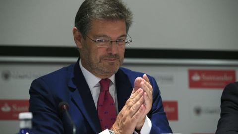 El ministro de Justicia, Rafael Catalá, interviene en el encuentro "El poder judicial, garantía del Estado de Derecho", organizado por la Asociación Profesional de la Magistratura (APM) dentro de los cursos de verano de la Universidad Compl