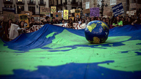 Manifestació convocada per organitzacions ecologistes