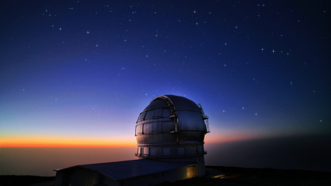 Gran Telescopio Canarias (GTC), en el Observatorio del Roque de los Muchachos (Garafía, La Palma).- DANIEL LÓPEZ/IAC.