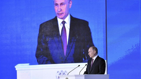 Vladimir Putin habla ante el Parlamento. REUTERS/SPUTNIK