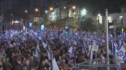 Manifestación en Tel aviv contra el gobierno más derechista de la historia de Israel