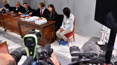 Ana Julia Quezada, en la Audiencia Provincial de Almería este lunes. EFE/ Carlos Barba