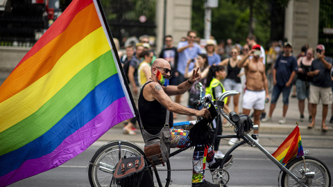 Imagen del EuroPride 2019 celebrado en Viena. Christian Bruna / EFE