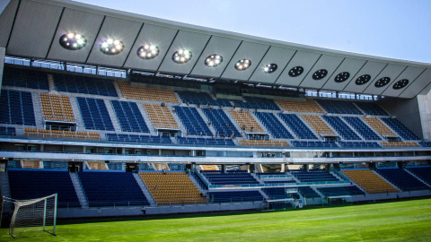 La tribuna del Nuevo Estadio Ramón de Carranza, en Cádiz. EFE