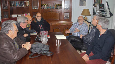 Encuentro de jubilados en la Fundación 26 de diciembre.