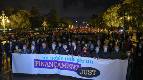 09/10/2023 Manifestación en València en 2021 pidiendo un nuevo sistema de financiación autonómico.