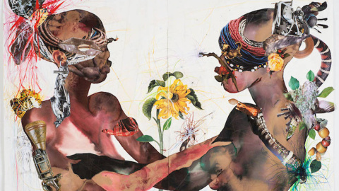 'You Are My Sunshine'.- Wangechi Mutu