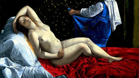 'Danaë'.- Artemisia Gentileschi