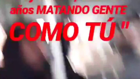 Momento del vídeo subido por una usuaria del autobús que enunció los hechos en redes sociales