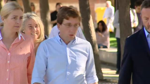 Isabel DÃ­az Ayuso y JosÃ© Luis MartÃ­nez-Almeida, candidatos del PP a la Comunidad de Madrid y al Ayuntamiento de la capital