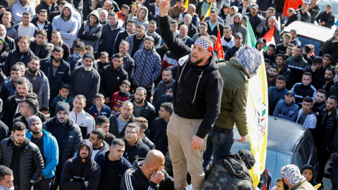 Imagen de archivo de un funeral en Palestina de un joven asesinado a manos de los cuerpos militares.