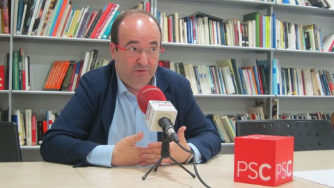 El primer secretario del PSC, Miquel Iceta. E.P.