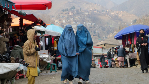 Mujeres con Burka en Afganistán