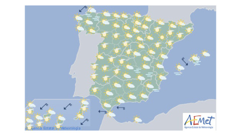 Previsión meteorológica para el 17 de septiembre. / AEMET